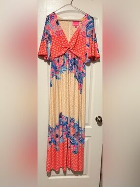 lilly pulitzer vyra maxi dress Lilly Pulitzer Vyra Maxi Dress Multi Rose to The Occasion 2